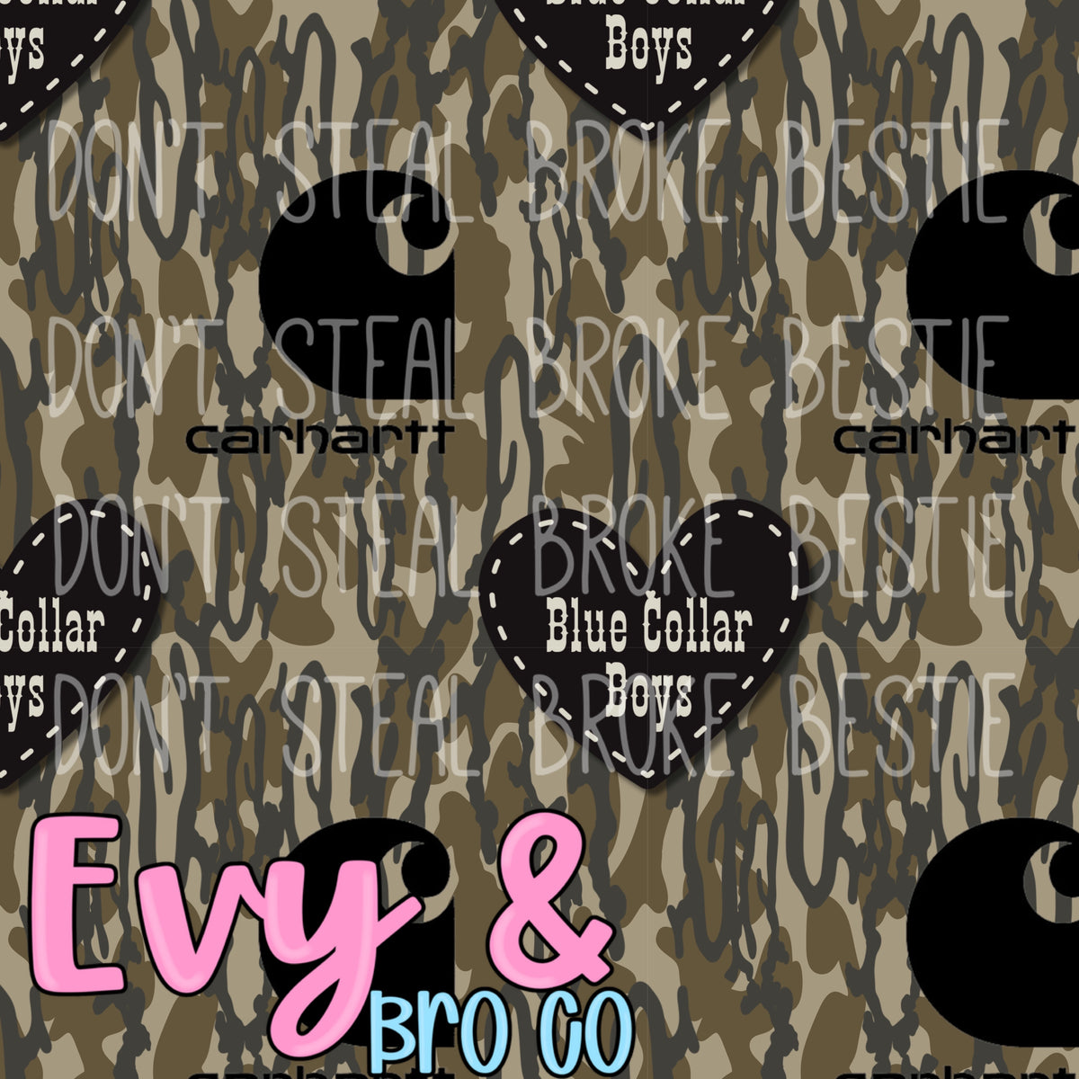 Blue collar camo